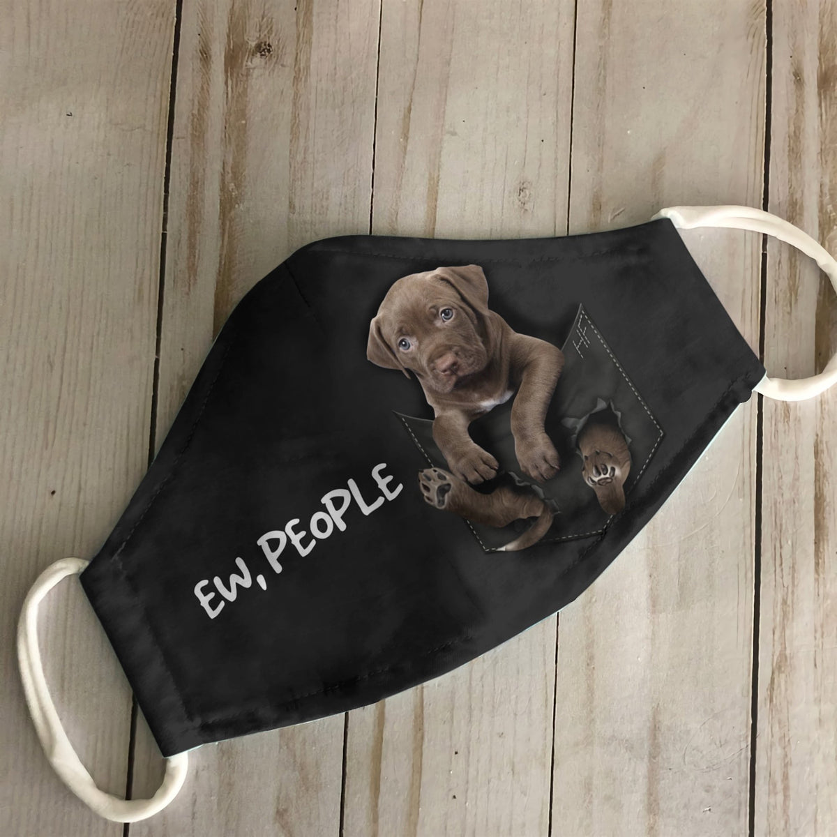Pit Bull In Pocket EZ07 1907 Face Mask