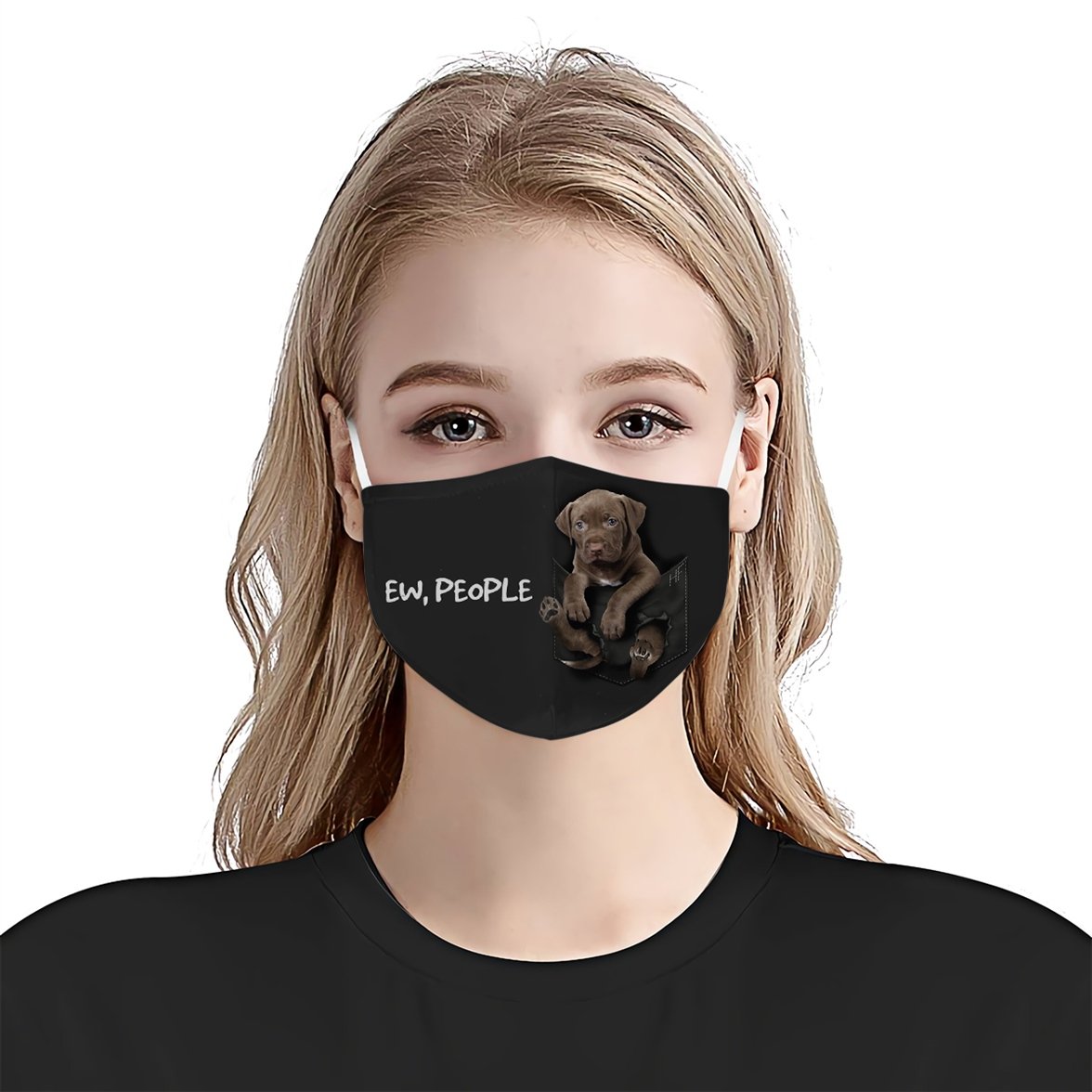 Pit Bull In Pocket EZ07 1907 Face Mask