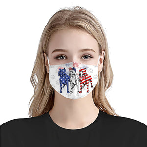 Pitbull 4th Of July EZ01 1405 Face Mask
