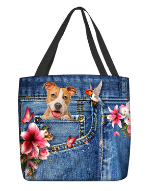 Pitbull-Lily Cloth Tote Bag