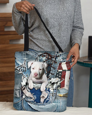 Pitbull1-Ripped Jeans-Cloth Tote Bag