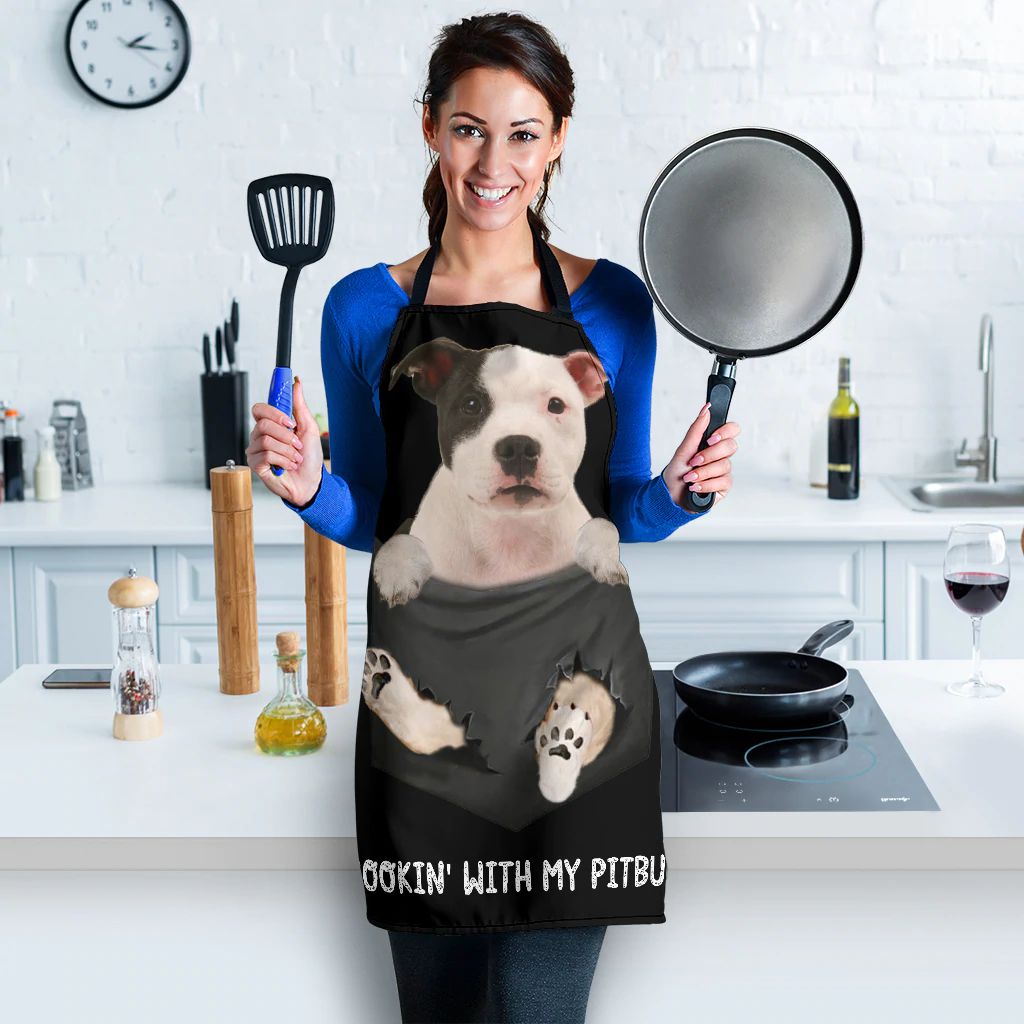 Pitbull 2  Cookin' With Me Apron