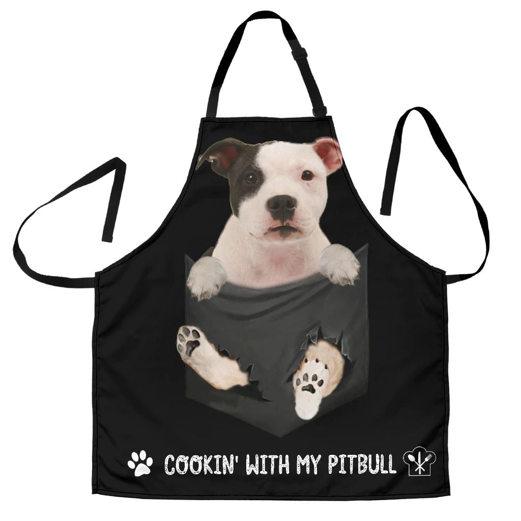 Pitbull 2  Cookin' With Me Apron