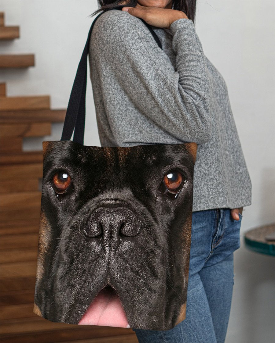 Pitbull Face-Cloth Tote Bag