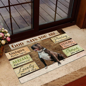 Pitbull God Says You Are Doormat