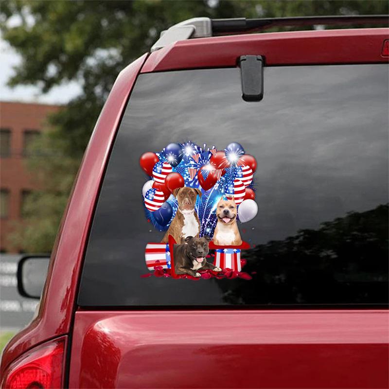 Pitbull - Fireworks Celebration Car Sticker