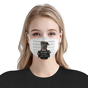 Premium Police Mugshot Pitbull EZ05 1604 Face Mask