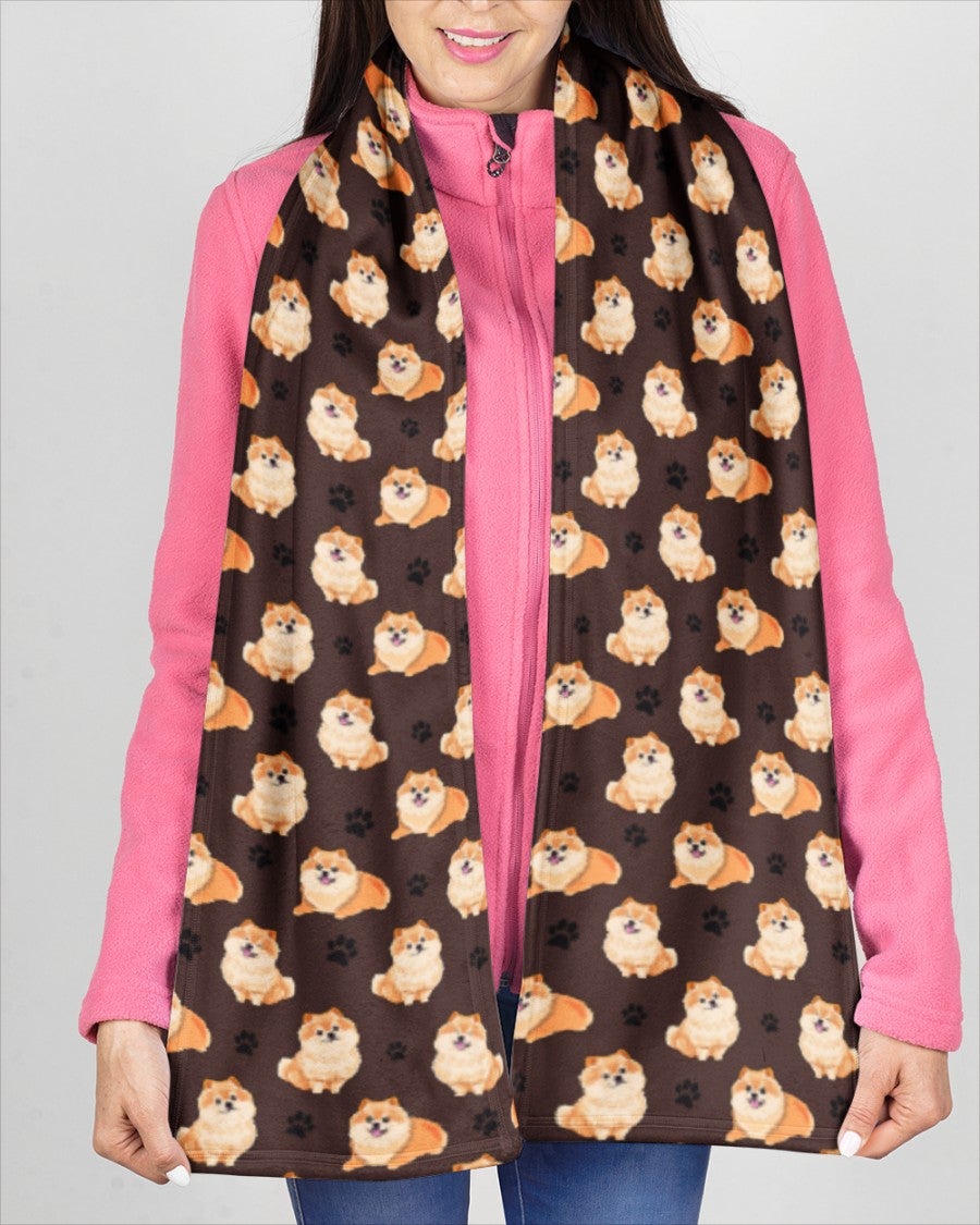 Pomeranian-Paw Dog Scarf