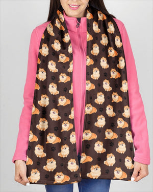 Pomeranian-Paw Dog Scarf