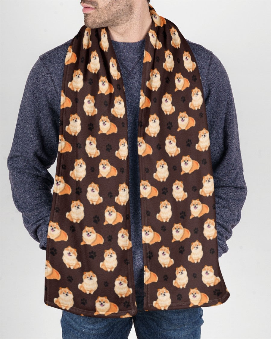 Pomeranian-Paw Dog Scarf