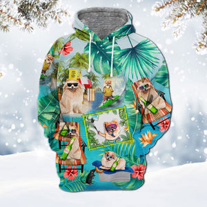 Pomeranian 1-Surfing Hoodie