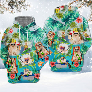 Pomeranian 1-Surfing Hoodie