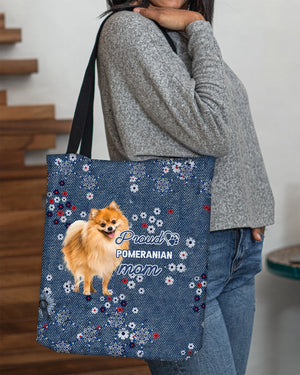 Pomeranian Pround Mom-Cloth Tote Bag