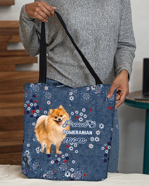 Pomeranian Pround Mom-Cloth Tote Bag