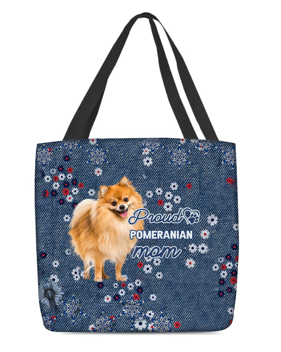 Pomeranian Pround Mom-Cloth Tote Bag