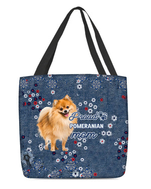 Pomeranian Pround Mom-Cloth Tote Bag