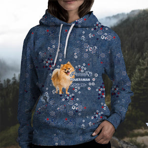 Pomeranian Pround Mom-Hoodie