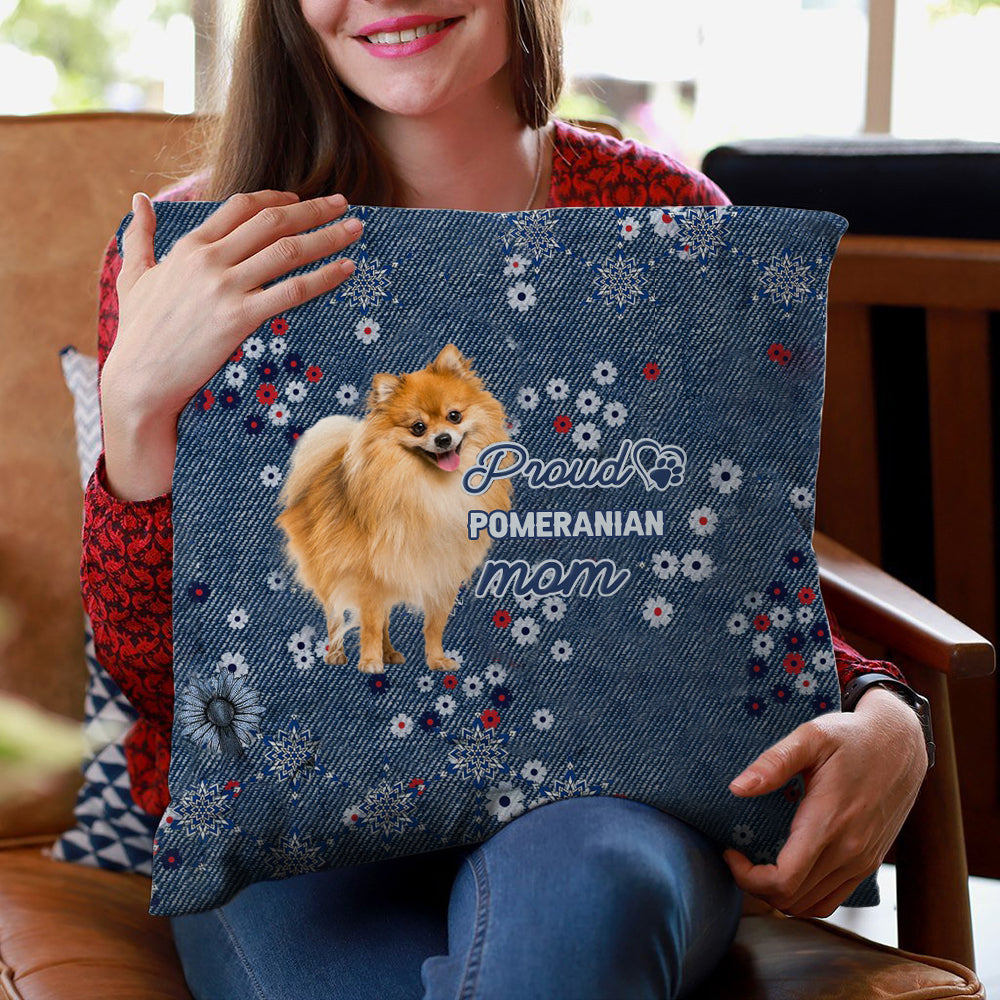 Pomeranian Pround Mom-Pillow Case