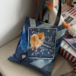 Pomeranian Pround Mom2-Cloth Tote Bag