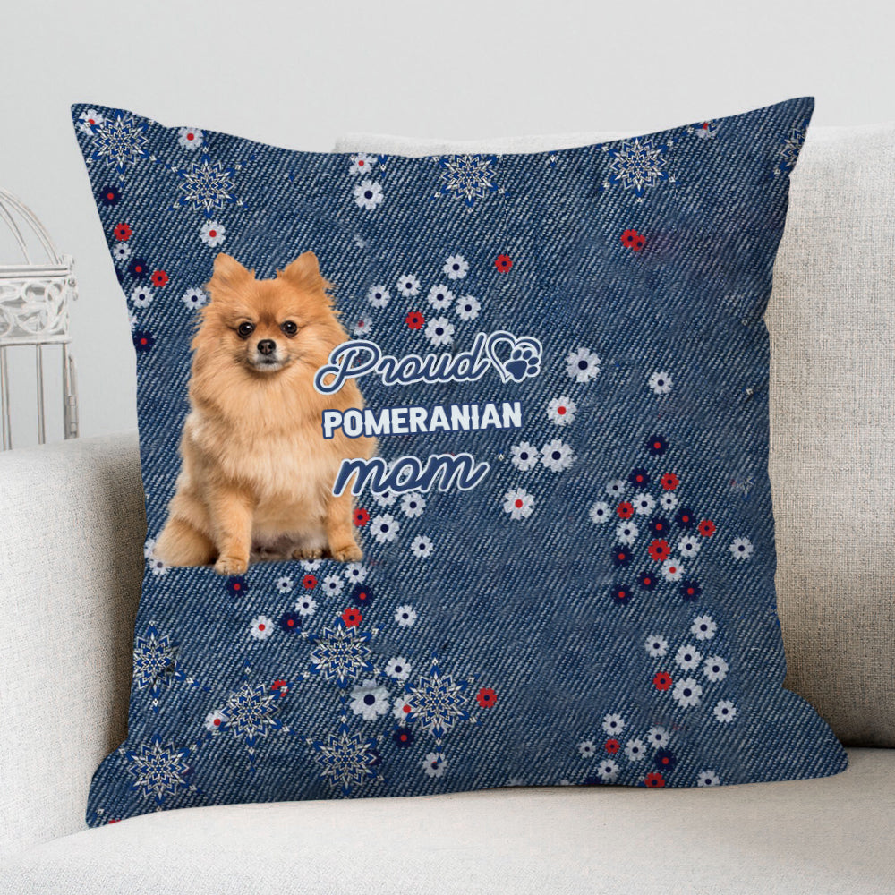 Pomeranian (2) Pround Mom-Pillow Case