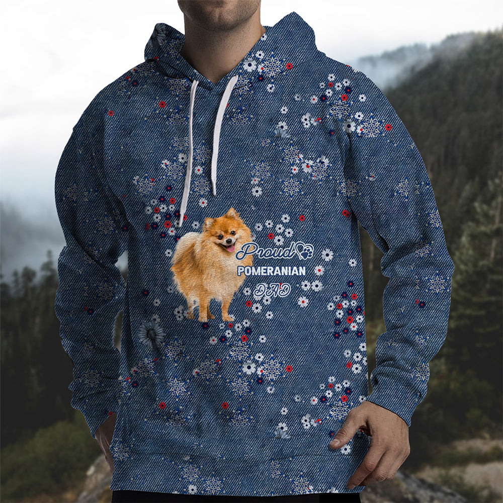 Pomeranian Pround Mom-Hoodie