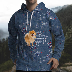 Pomeranian Pround Mom-Hoodie