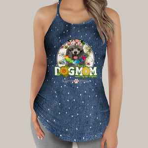 Poodle4-Hawaii beach Dog Mom Tank Top