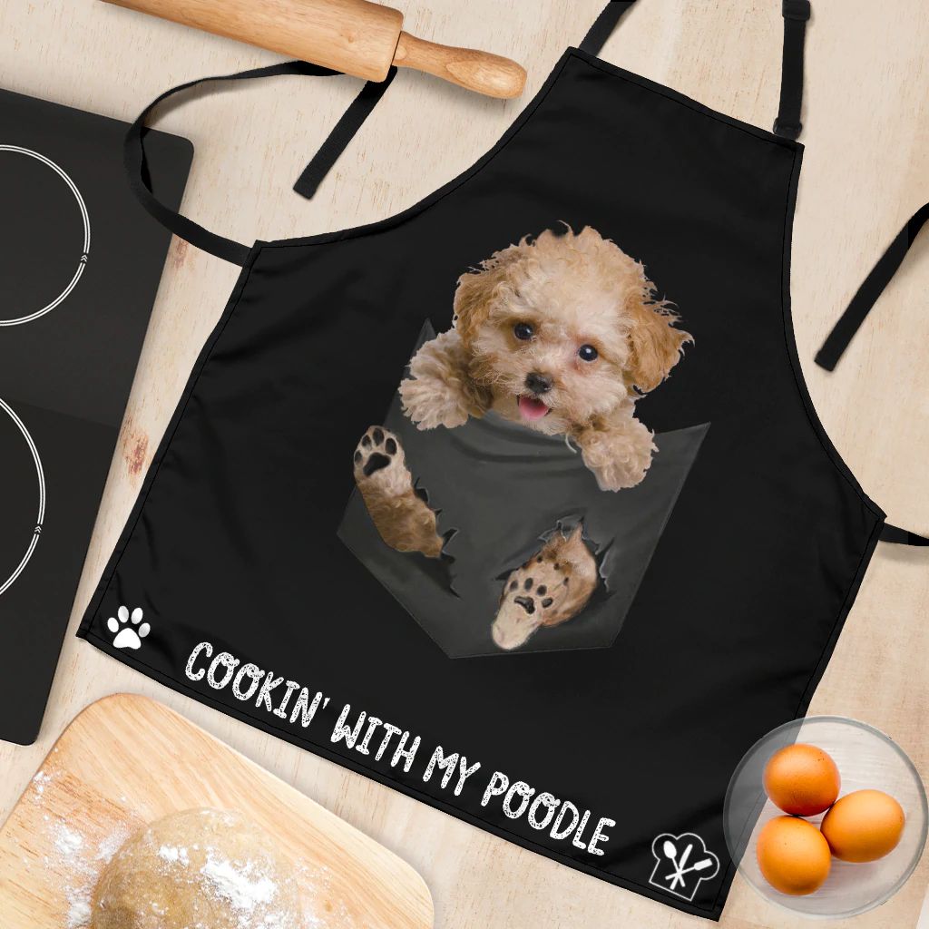 Poodle  Cookin' With Me Apron