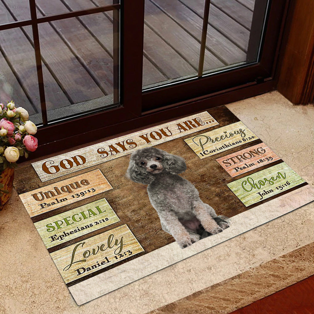 Poodle God Says You Are Doormat