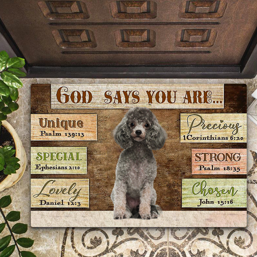 Poodle God Says You Are Doormat