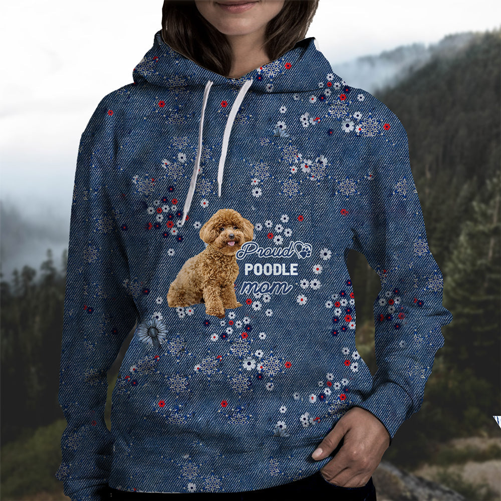 Poodle Pround Mom-Hoodie