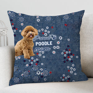 Poodle Pround Mom-Pillow Case