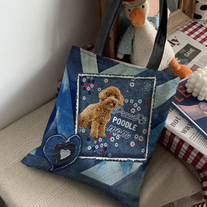 Poodle Pround Mom2-Cloth Tote Bag