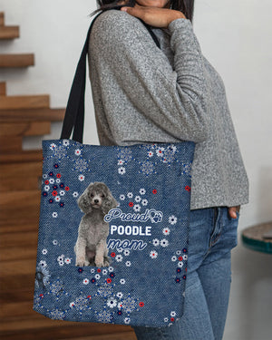 Poodle (2) Pround Mom-Cloth Tote Bag