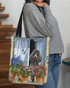 Poodle (3) Today I Choose Joy-Cloth Tote Bag