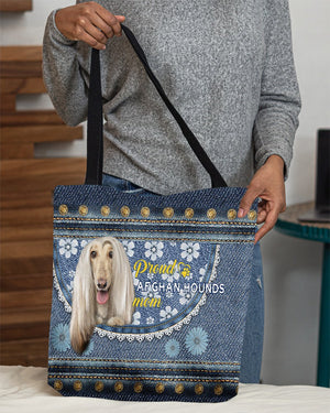 Pround Afghan Hounds mom-Cloth Tote Bag