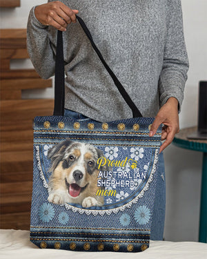 Pround Australian shepherd1 mom-Cloth Tote Bag