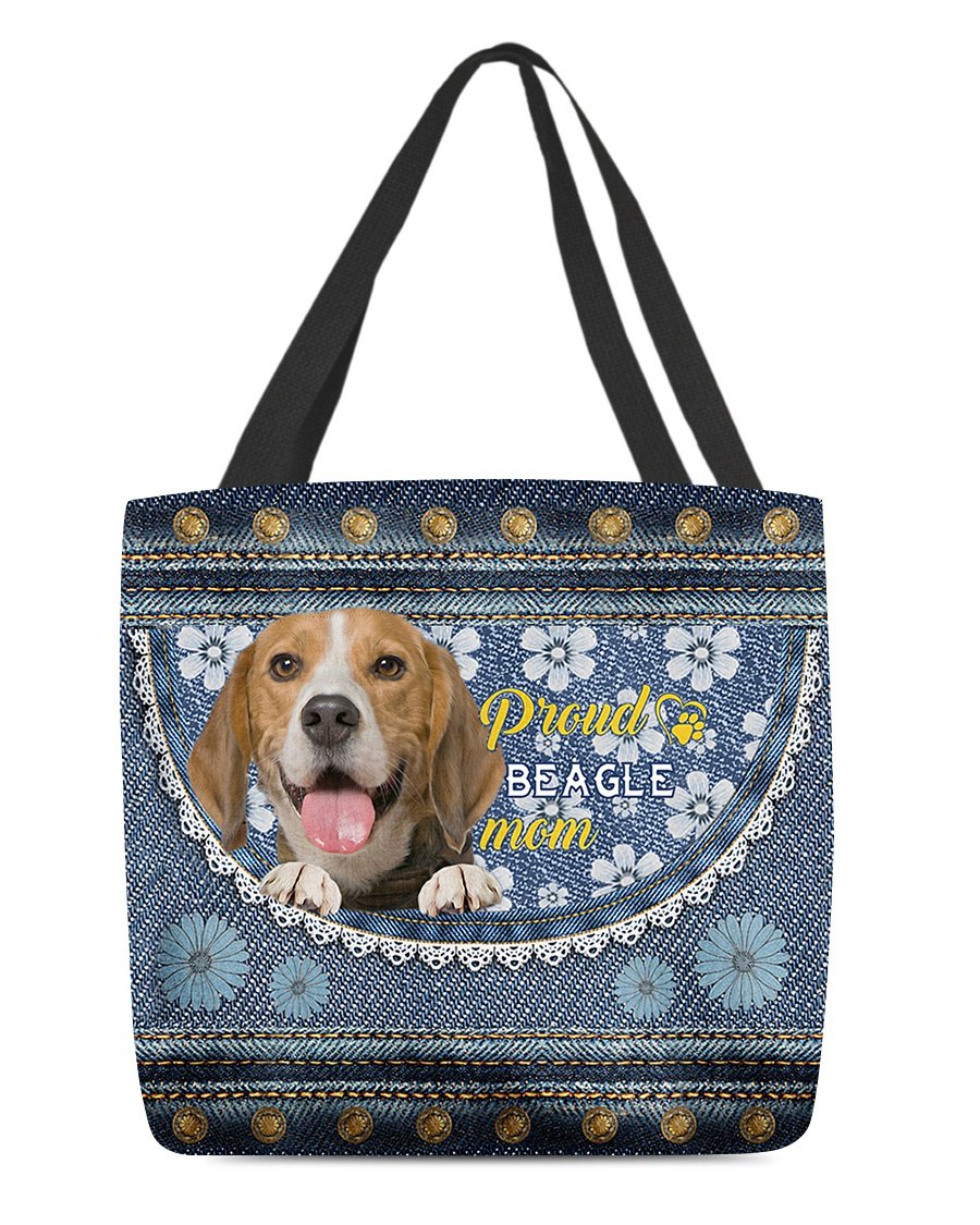 Pround Beagle mom-Cloth Tote Bag