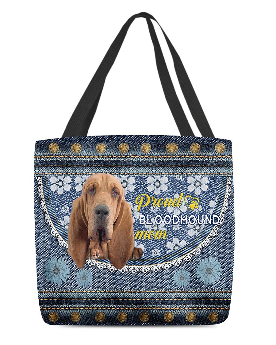 Pround Bloodhound mom-Cloth Tote Bag