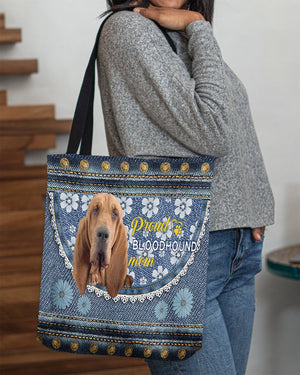 Pround Bloodhound mom-Cloth Tote Bag