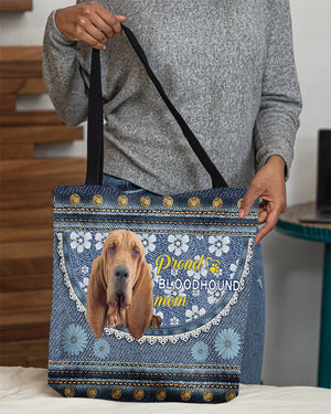 Pround Bloodhound mom-Cloth Tote Bag