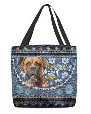 Pround Boxer mom-Cloth Tote Bag