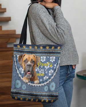 Pround Boxer mom-Cloth Tote Bag