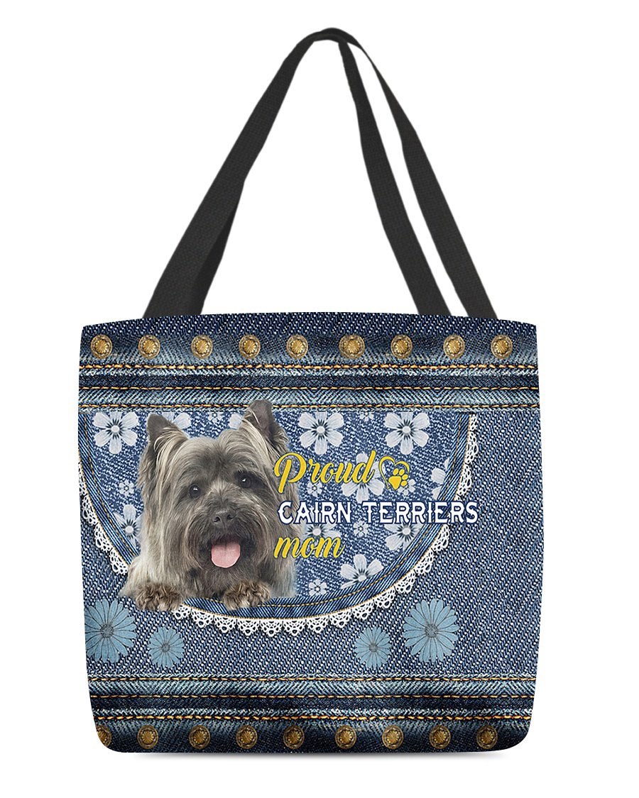 Pround Cairn Terriers mom-Cloth Tote Bag