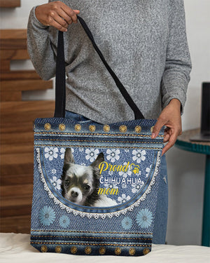 Pround Chihuahua mom-Cloth Tote Bag