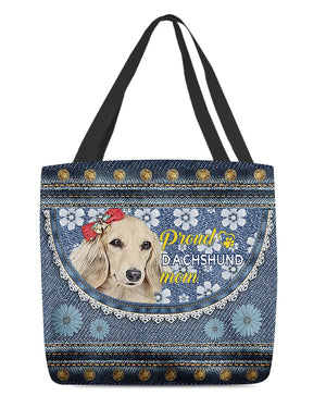 Pround Dachshund1 mom-Cloth Tote Bag