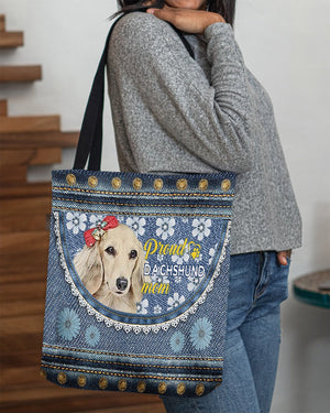 Pround Dachshund1 mom-Cloth Tote Bag