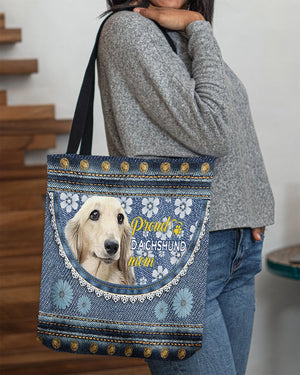 Pround Dachshund3 mom-Cloth Tote Bag