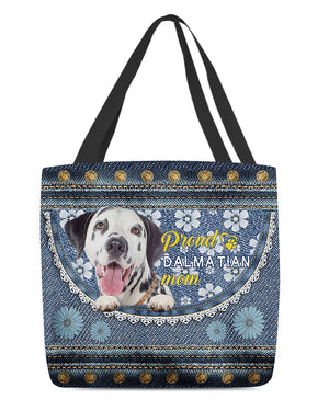 Pround Dalmatian mom-Cloth Tote Bag