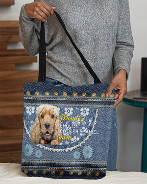 Pround English cocker spaniel mom-Cloth Tote Bag